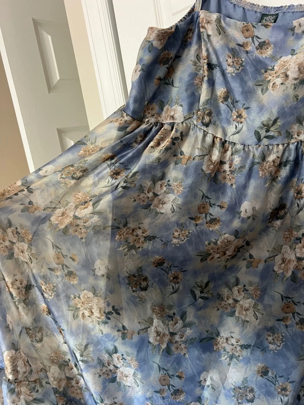 wild fable Blue Floral Maxi Dress - Picture 3 of 7